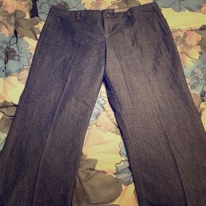 Plus size wide leg denim jeans!